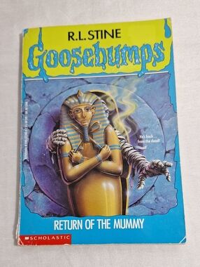 Goosebumps Return of the Mummy - Blue/Yellow Cover